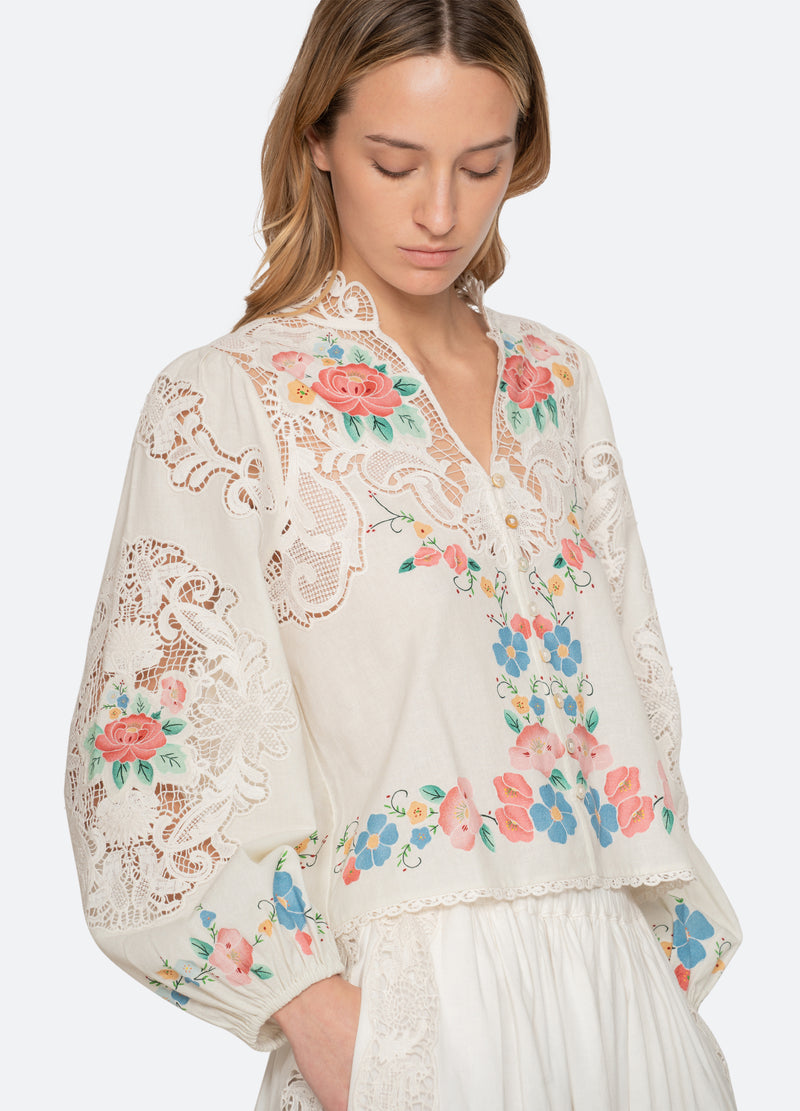 Blouse Ss26-055 Multi