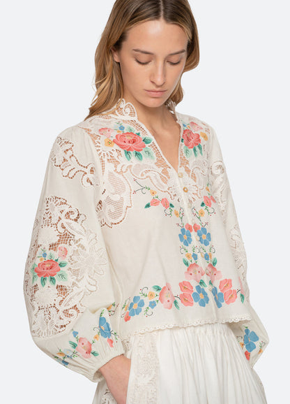 Blouse Ss26-055 Multi