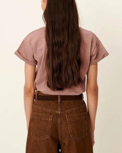 Sessun | Albano Slub-Jersey T-Shirt Marble-Rose