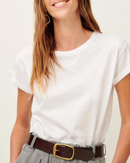Sessun | Albano Slub-Jersey T-Shirt - Optical-White
