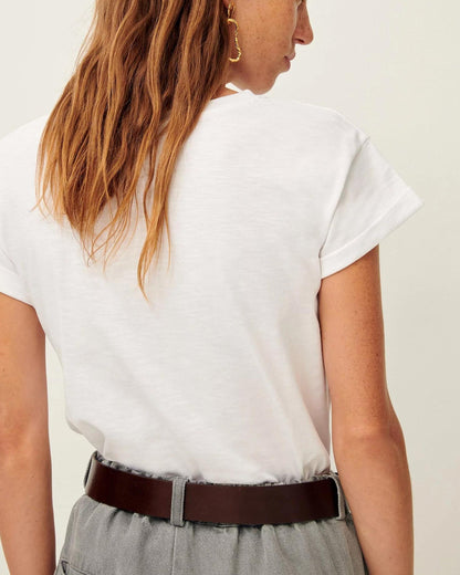 Sessun | Albano Slub-Jersey T-Shirt - Optical-White