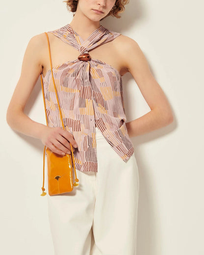 Sessun | ATRANO Cotton Poplin Blouse - Blush Pink Rosaico-Honesti