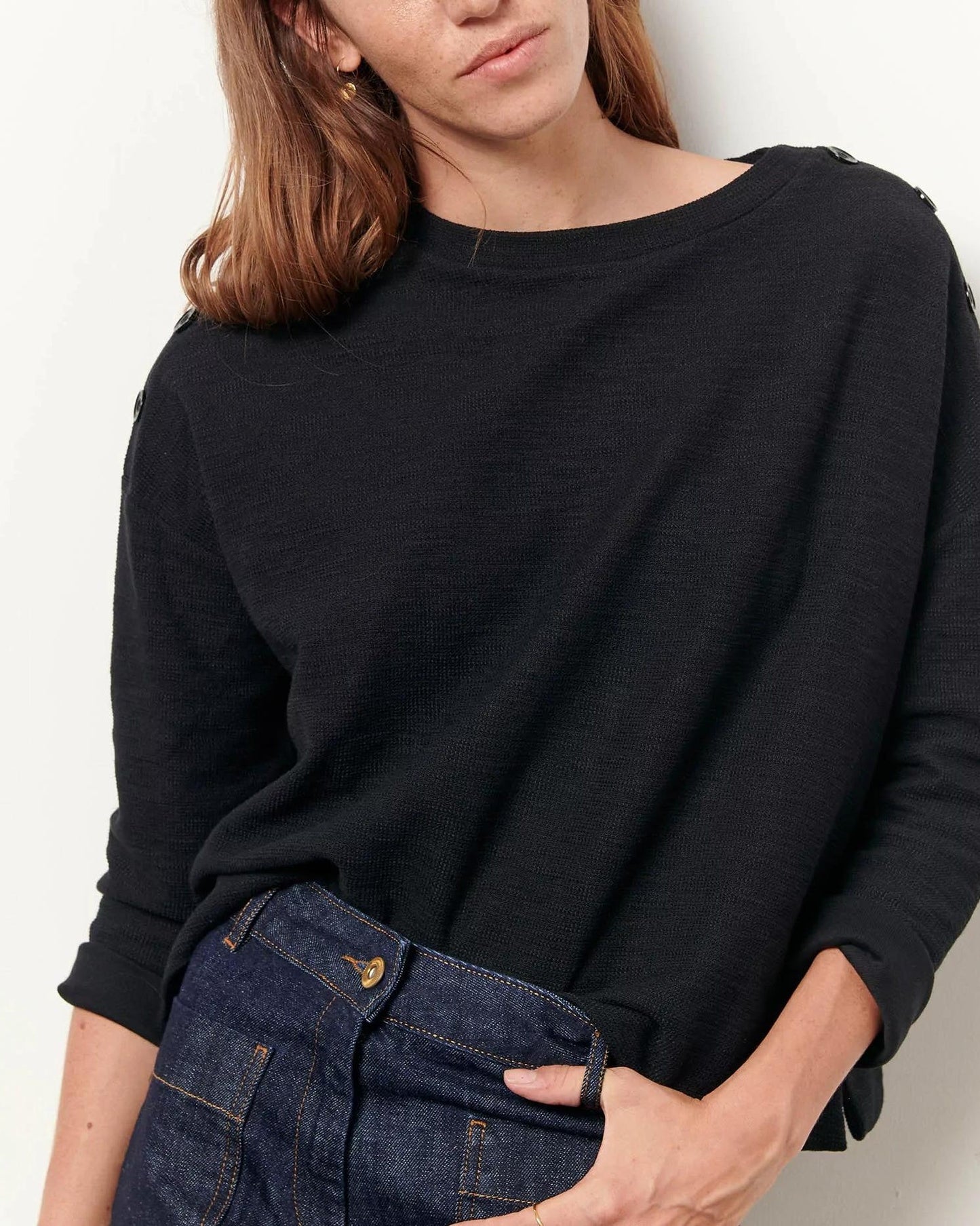 Tshirt Austin Black - Clémence by rue Madame