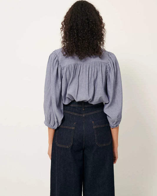 Blouse A View Chambray-Blue