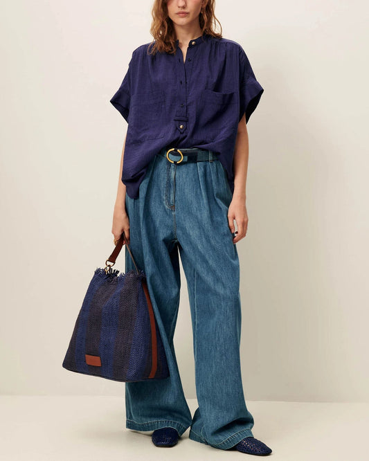 Blouse Camille Bleu-Emilienne