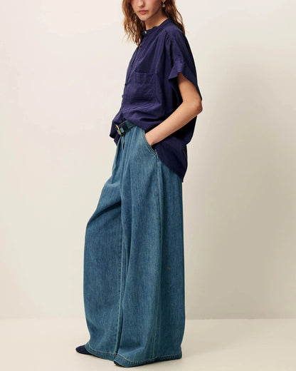 Blouse Camille Bleu-Emilienne