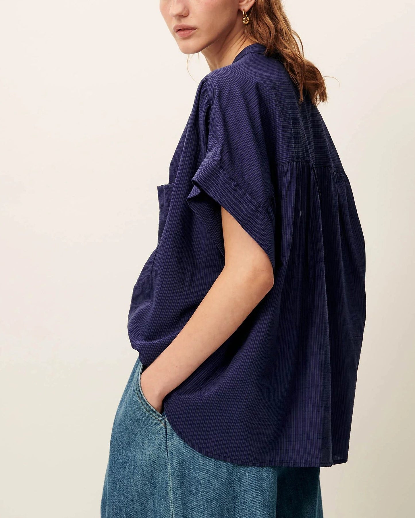 Blouse Camille Bleu-Emilienne