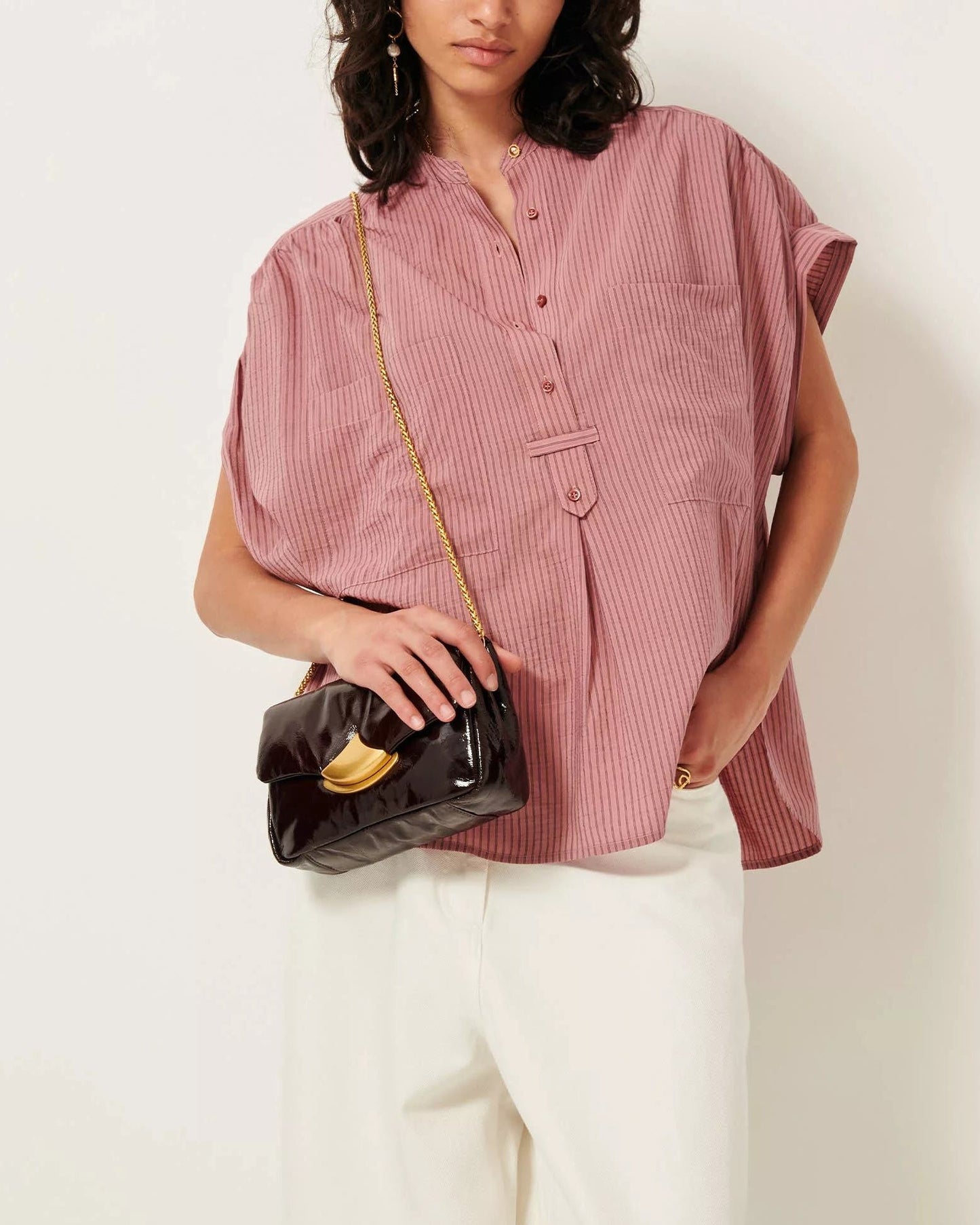 Blouse Camille Bois-De-Rose