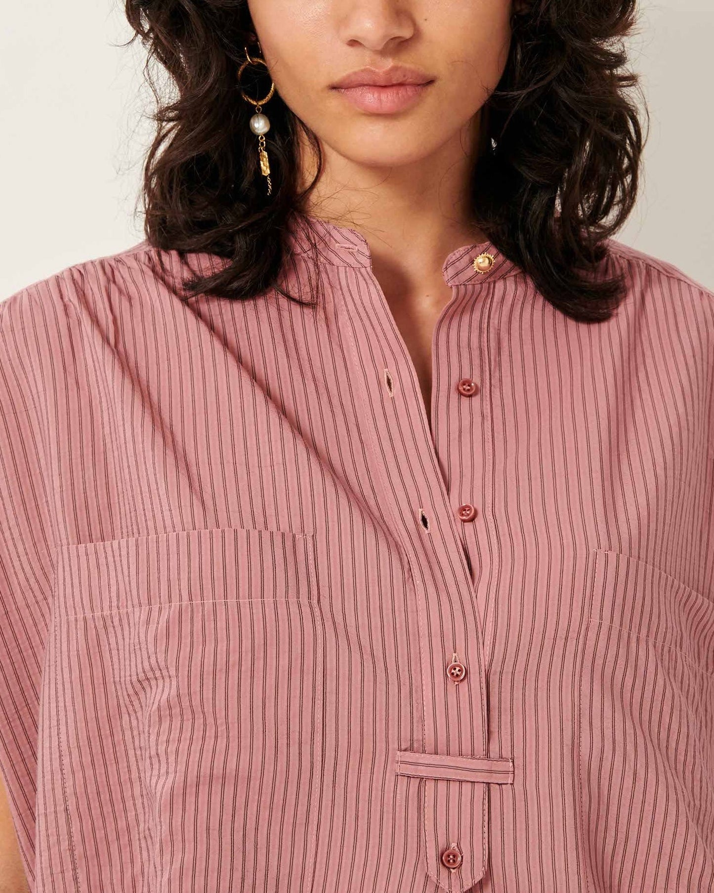 Blouse Camille Bois-De-Rose