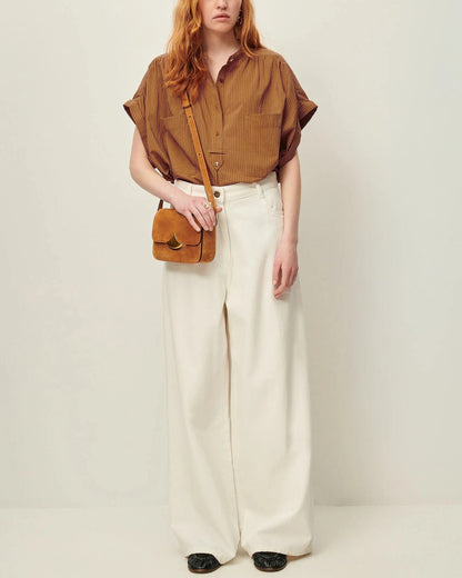 Women's Blouse Viscose Recycled Polyester - Mint Leaf Glaze