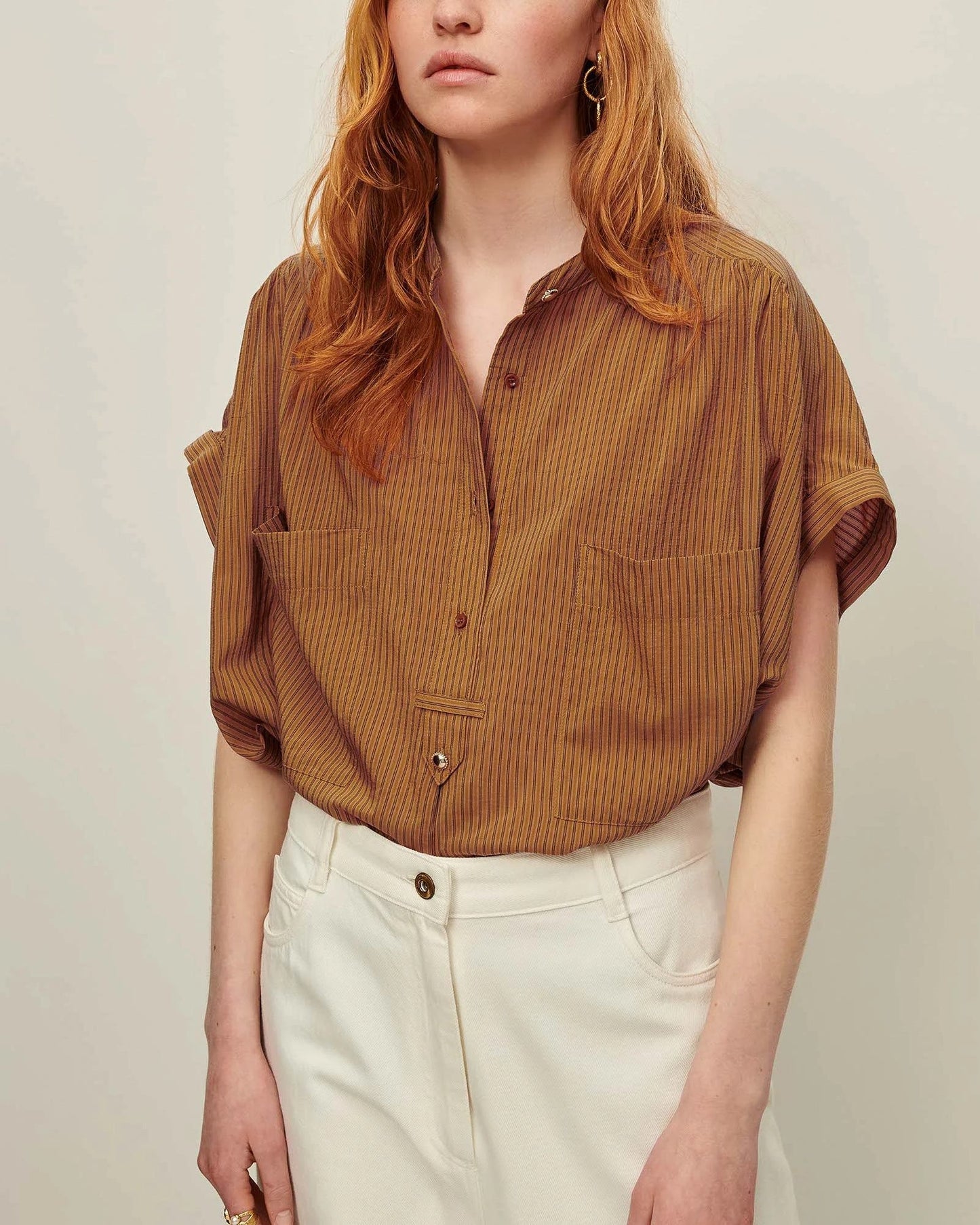 Women's Blouse Viscose Recycled Polyester - Mint Leaf Glaze