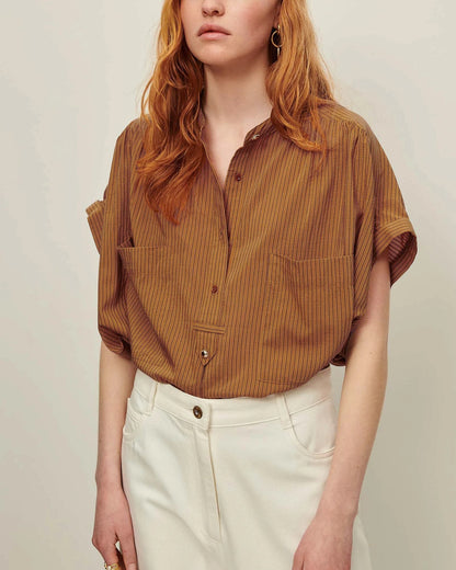 Women's Blouse Viscose Recycled Polyester - Mint Leaf Glaze