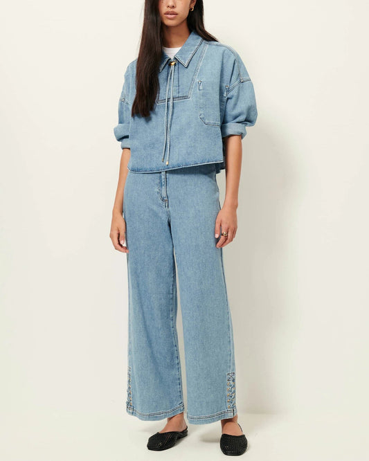 Women Jeans GOTS-Certified Organic Cotton - Stonewashed Indigo