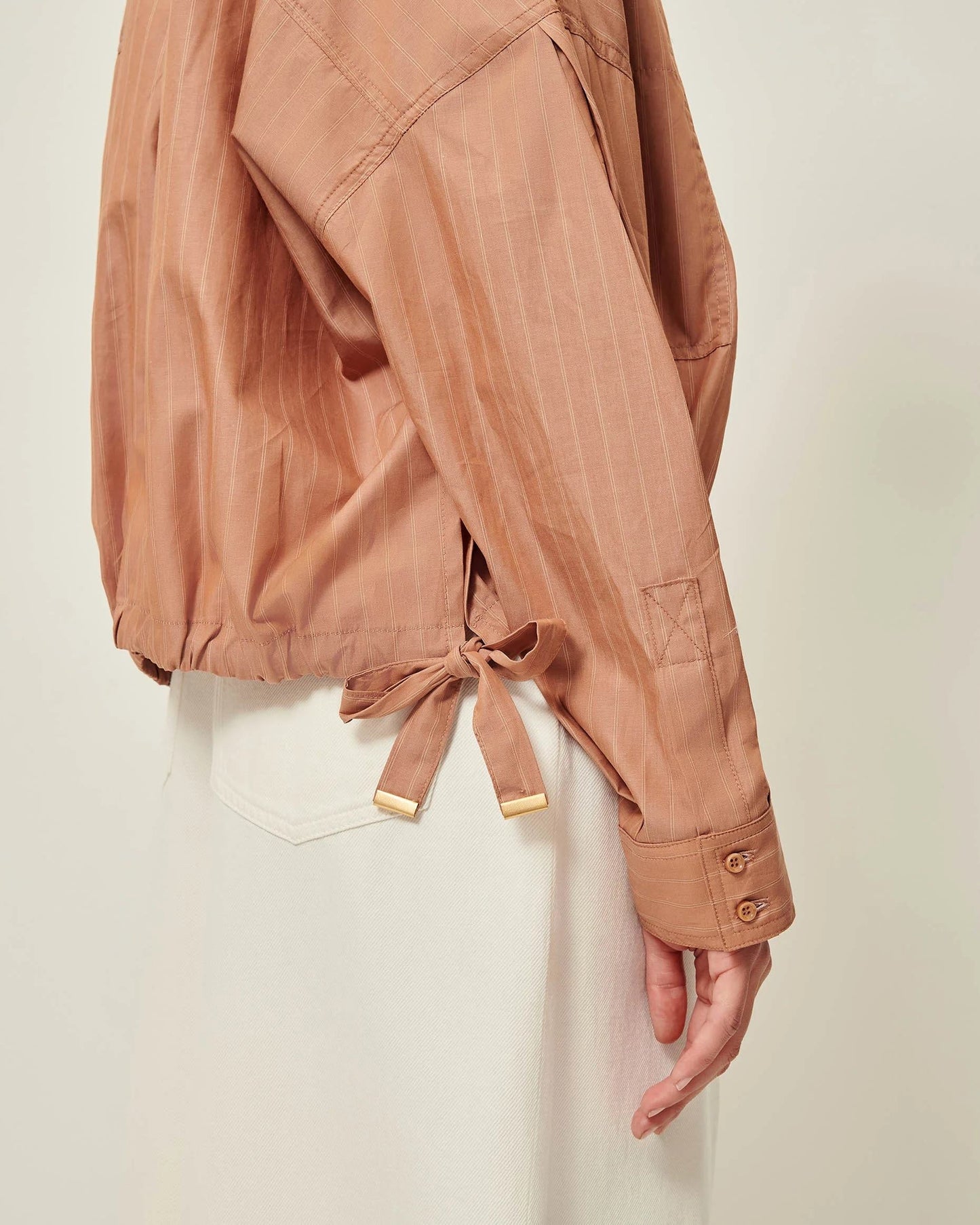 Women's Shirt 100% Cotton Poplin Lightweight Breathable - Glaze