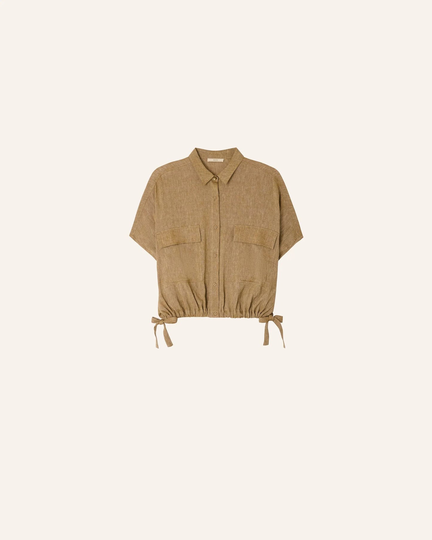 SESSUN | Shirt Cazaless Pampa - Sleeveless Waist-Tie Shirt