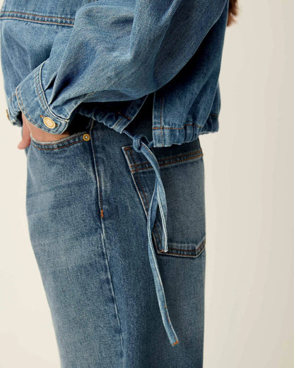 Denim Jacket Cazanim Mid-Blue