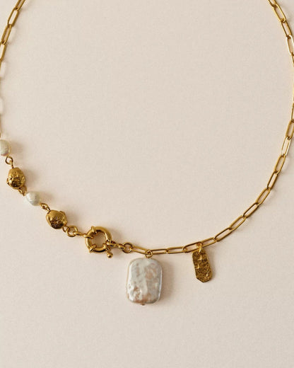 Sessun | Choya Pearl Doré Gold-Tone Freshwater Pearl Necklace Dore