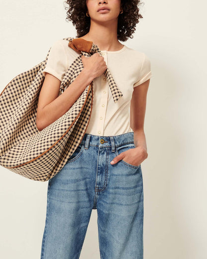 Unisex T-Shirt Cotton Poplin Fabric - Fleur-De-Sel