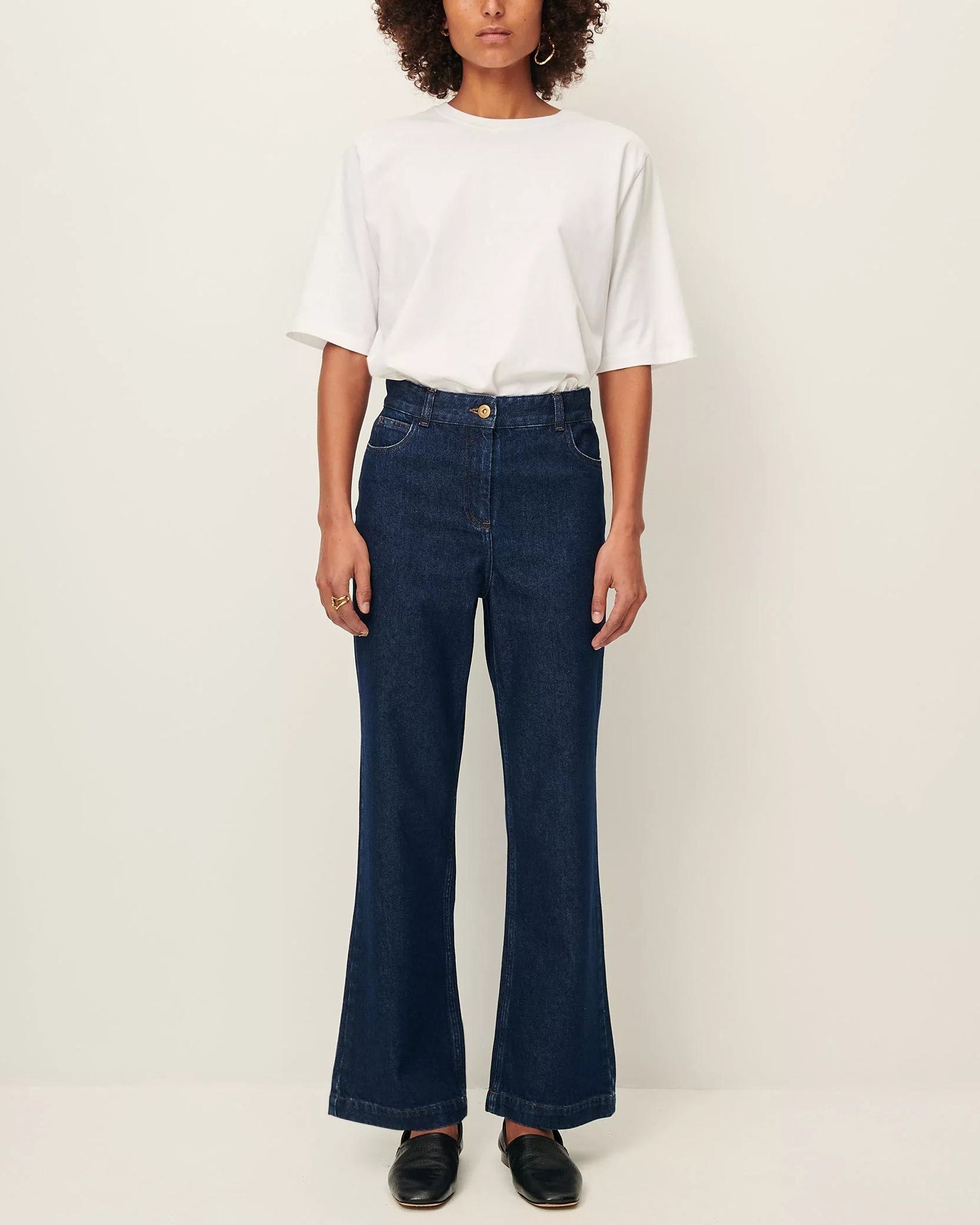 SESSUN Davis Bluenim Mid-Rise Flare Jeans | Rue Madame – Clémence