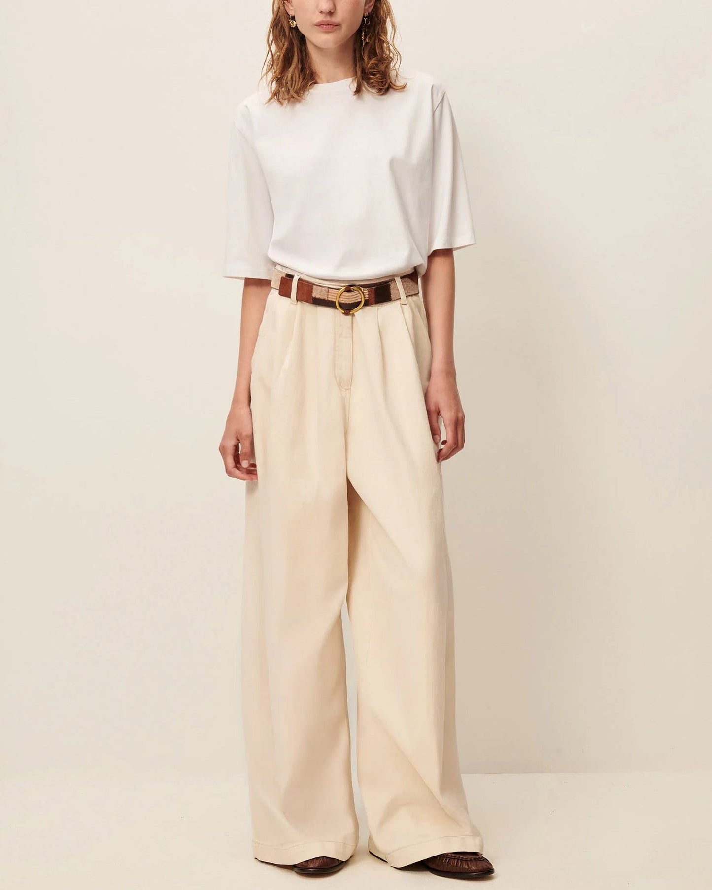 Sessun | Cotton Stretch Straight Jeans Fleur-De-Sel