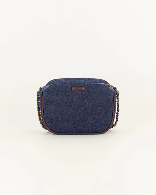 Crossbody Bag Divine Br Divine Braided Denim-Blue
