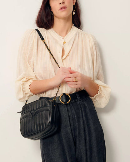 Crossbody Bag Divine Le Divine Leather Black