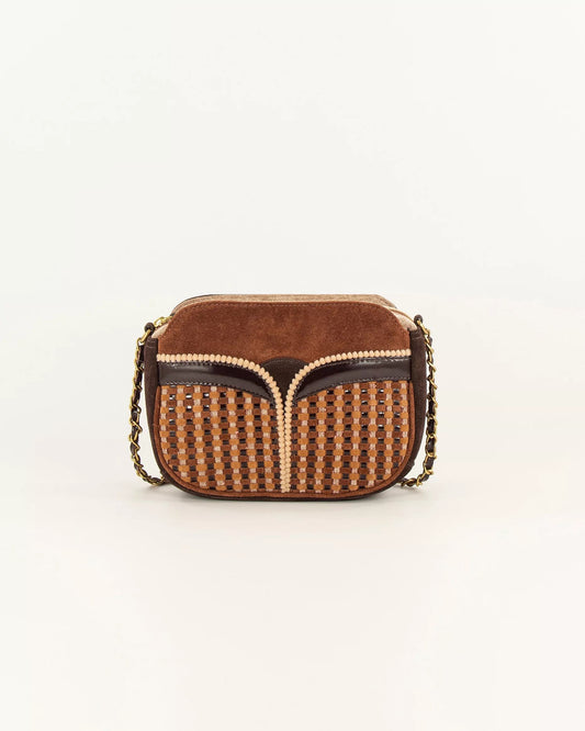 Crossbody Bag Divine Divine Suede Arty-Browny
