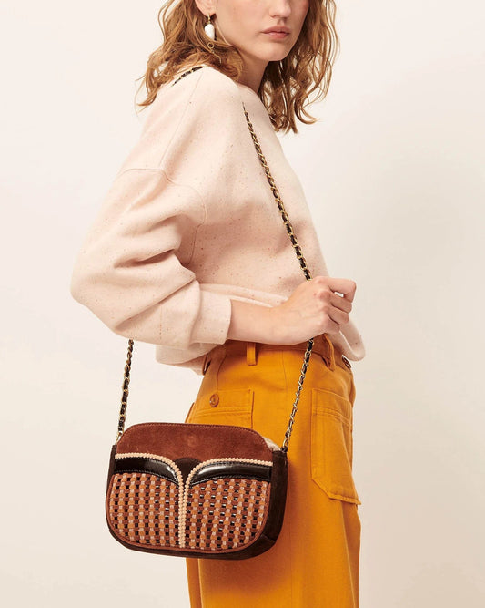 Crossbody Bag Divine Divine Suede Arty-Browny