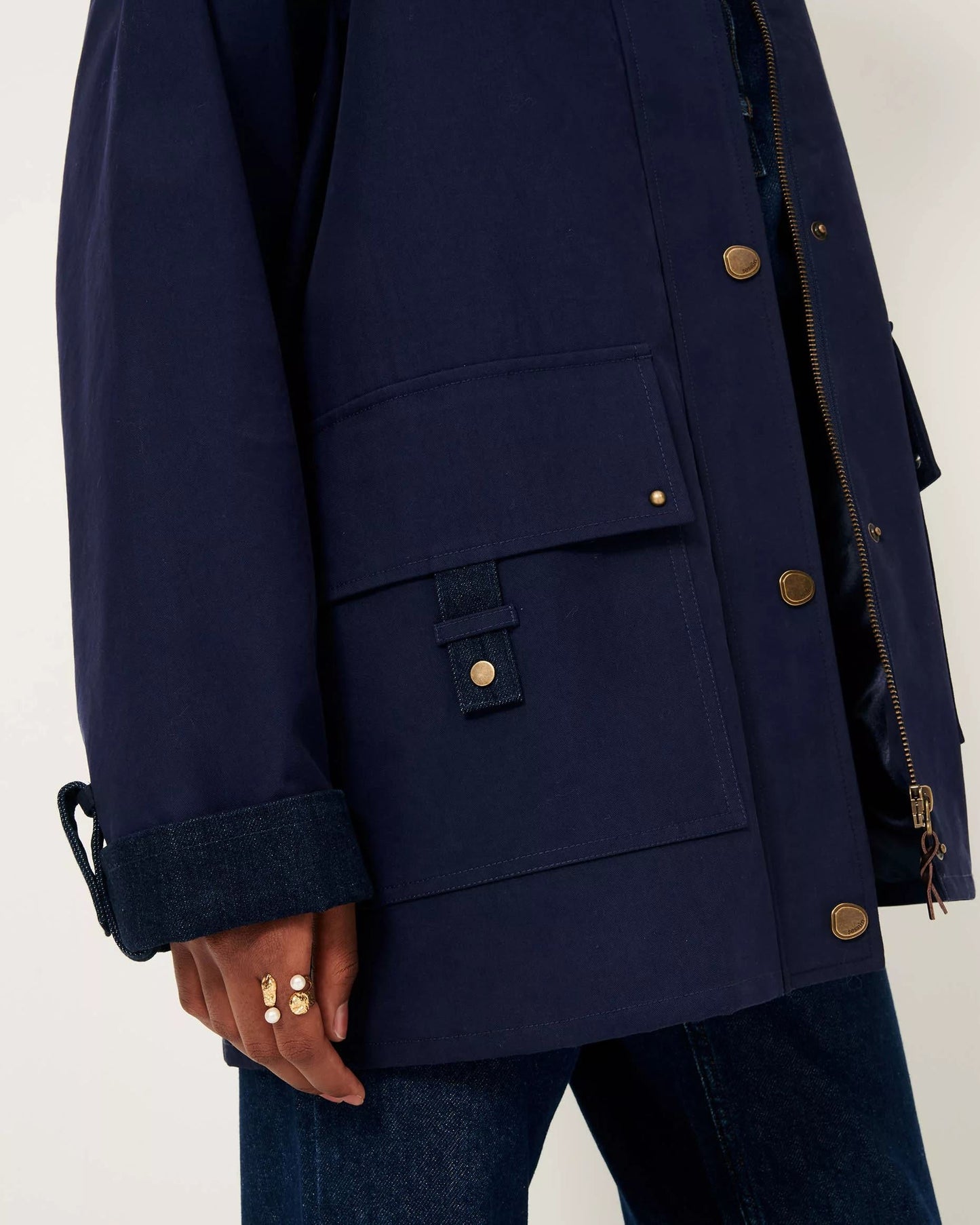 Coat Hugues Ink-Blue