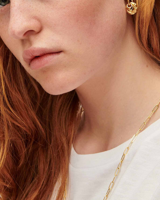 Sessun | Leelo Doré Graduated Gold Hoop Earrings Gold