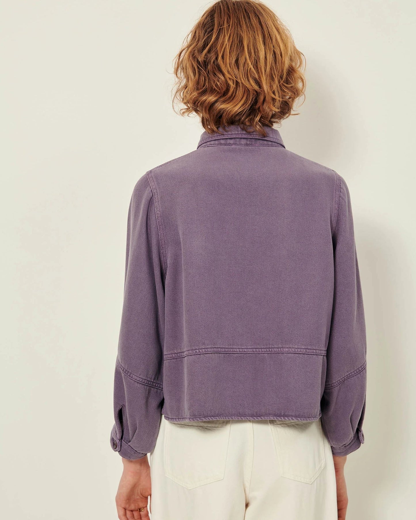 Women's Overshirt Lyocell - Stonewashed Light Denim Sweet-Storm