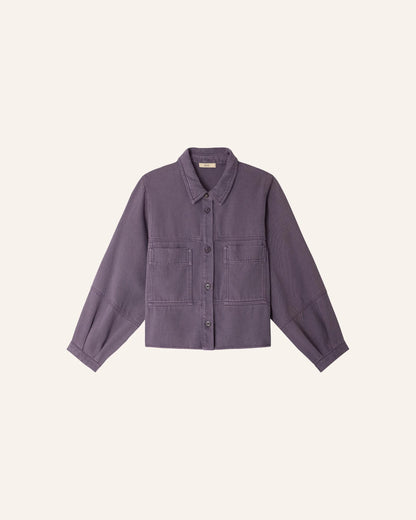 Women's Overshirt Lyocell - Stonewashed Light Denim Sweet-Storm