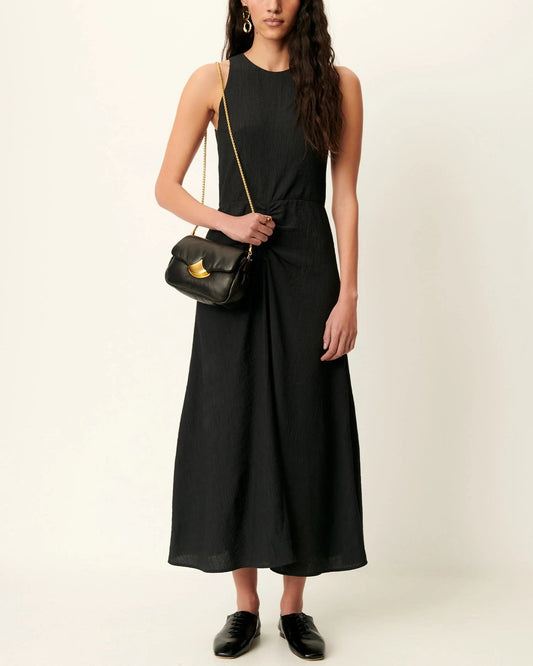 Sessùn | Seersucker Crépon Mini Dress - Moonless