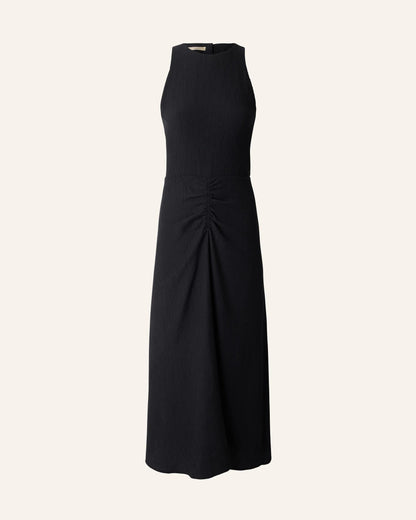 Sessùn | Seersucker Crépon Mini Dress - Moonless