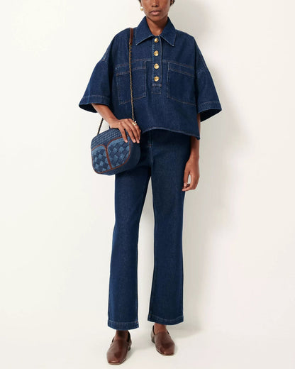 Denim Blouse Newport Bluenim