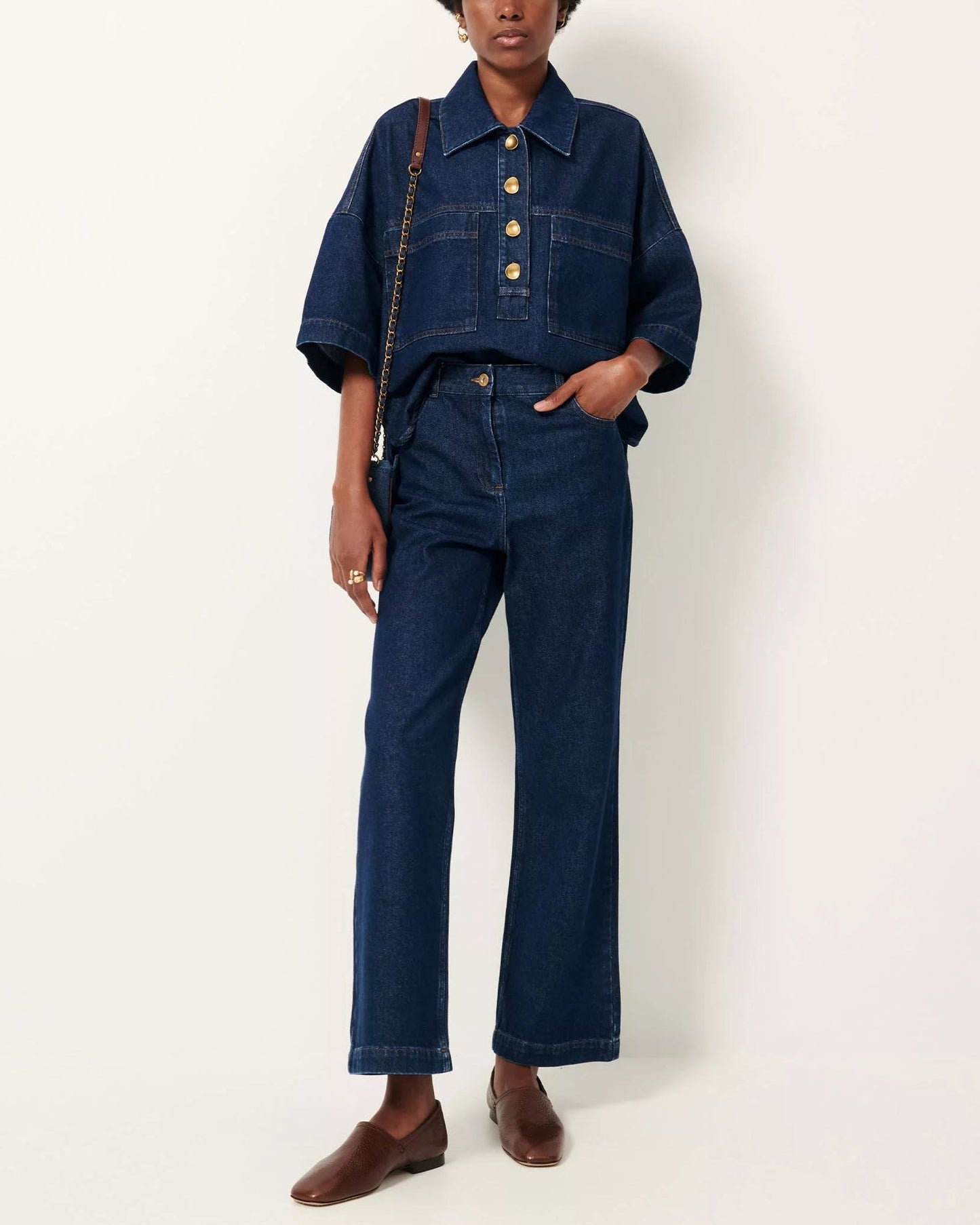 Denim Blouse Newport Bluenim