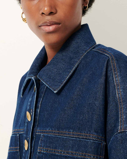 Denim Blouse Newport Bluenim