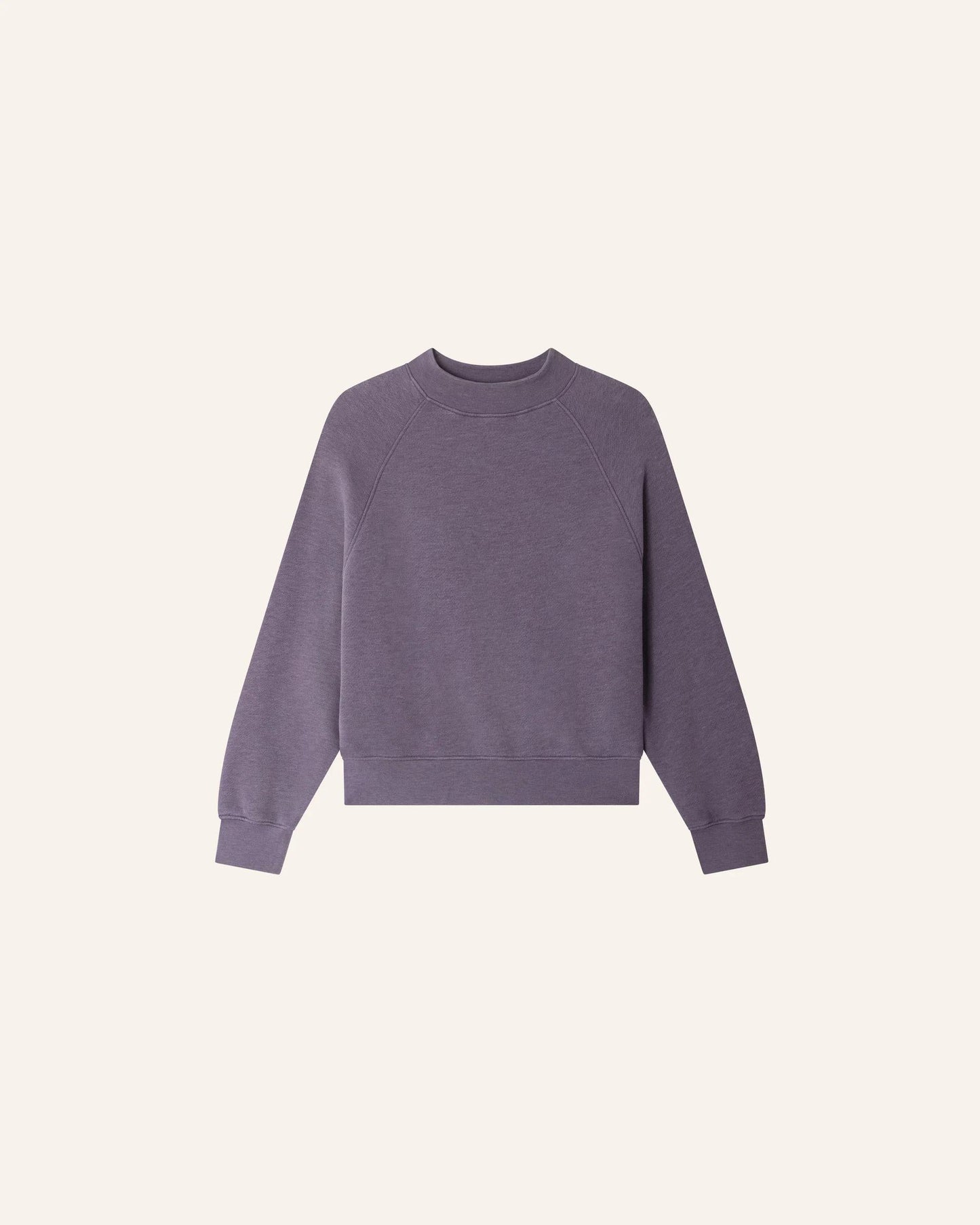 Sessun | Oliveira Oversized Sweatshirt - High Collar in Purple Sweet-Storm