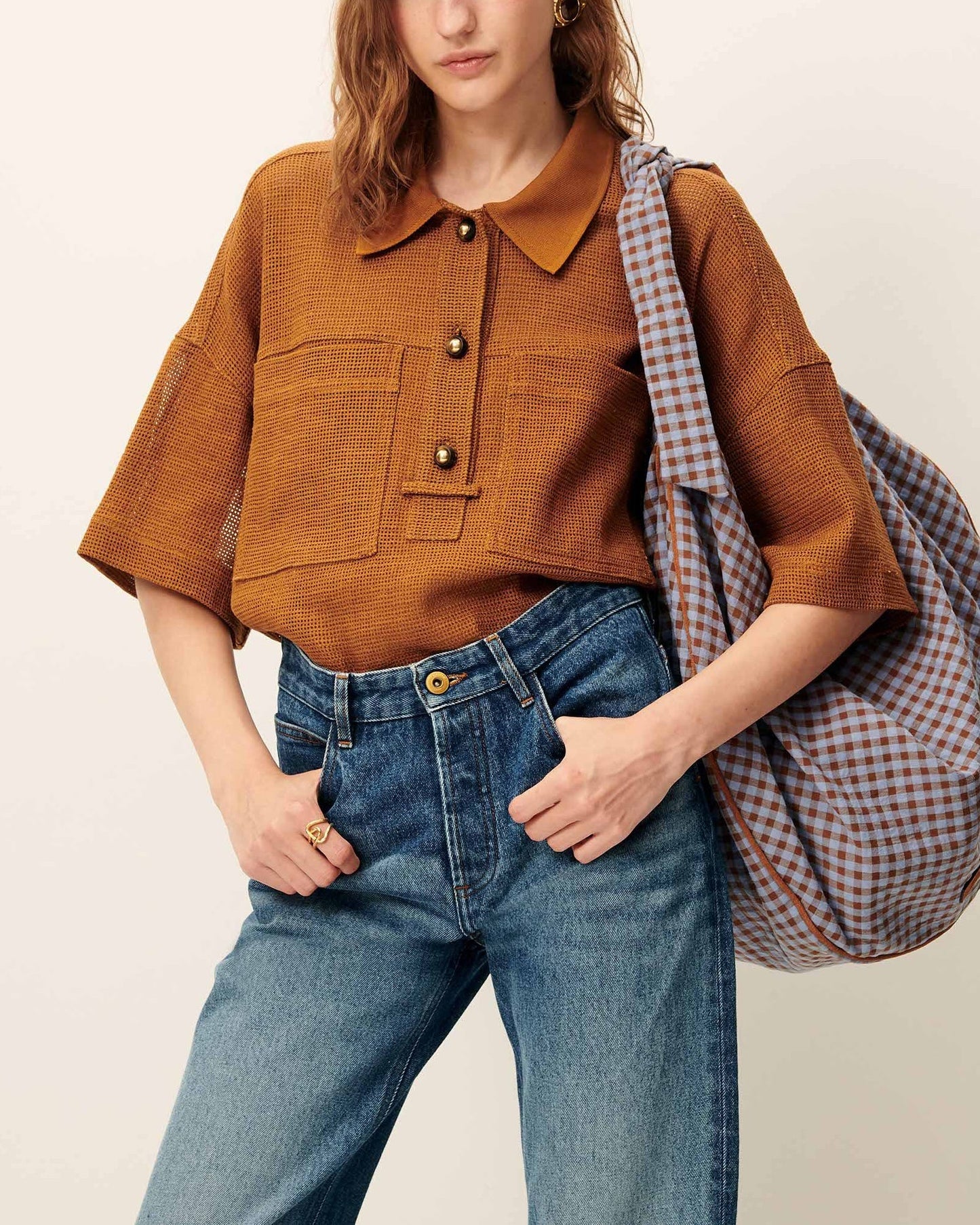 Blouse Paulo Amber-Brown