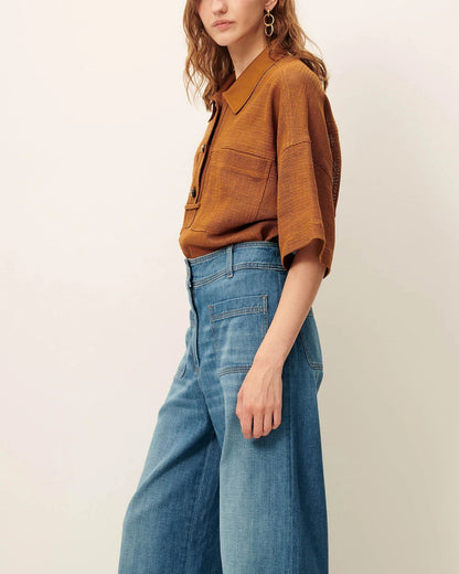 Blouse Paulo Amber-Brown