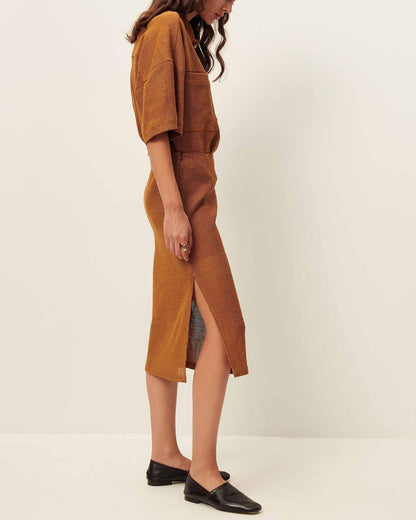 Blouse Paulo Amber-Brown