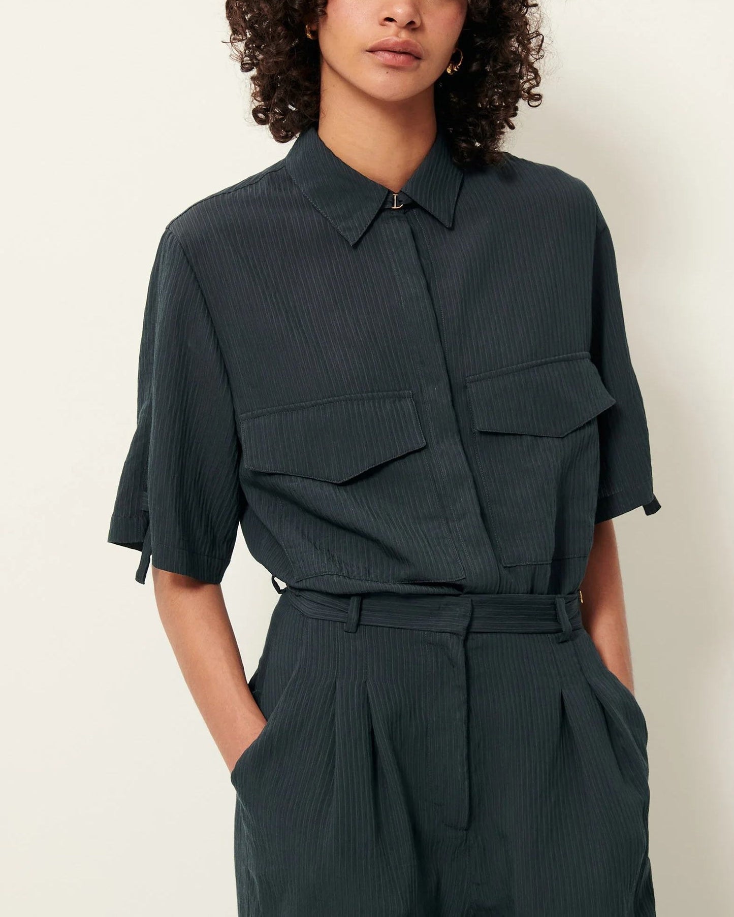 Shirt Simonin Smoke-Green