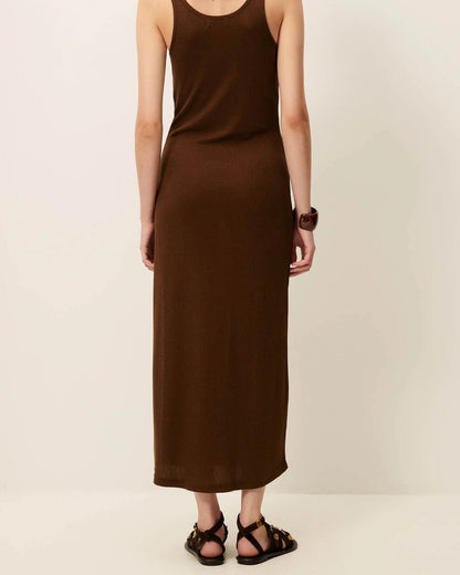 Sessun | Lightweight Ribbed Jersey Dress Baobab