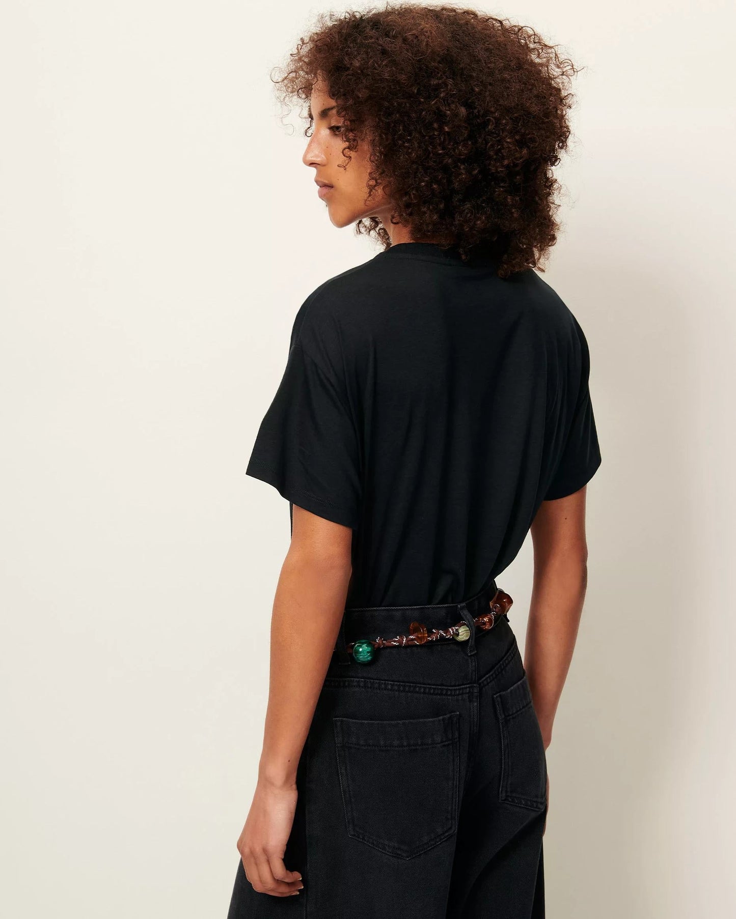 Sessun | Too Wide T-Shirt - Black Moonless
