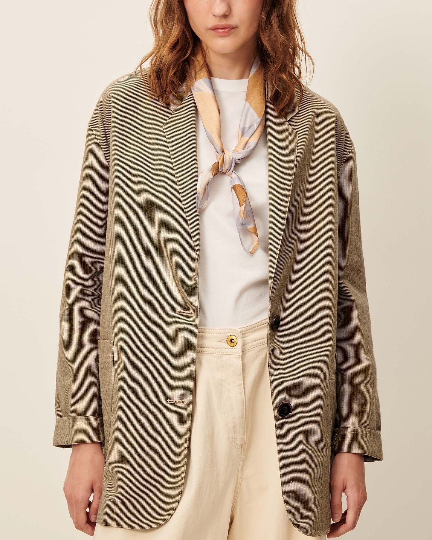 Sessun | Unisex Organic Cotton Jacket - Sandblack