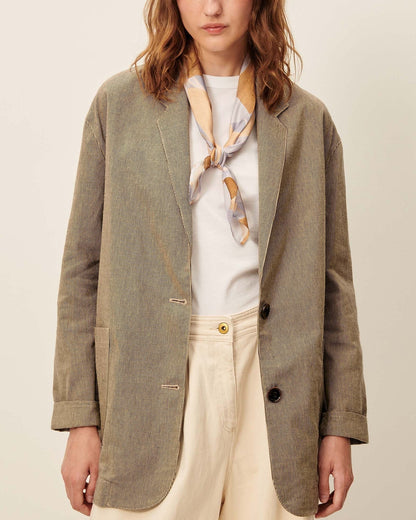 Sessun | Unisex Organic Cotton Jacket - Sandblack