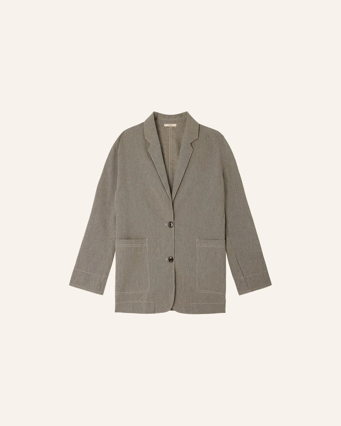 Sessun | Unisex Organic Cotton Jacket - Sandblack