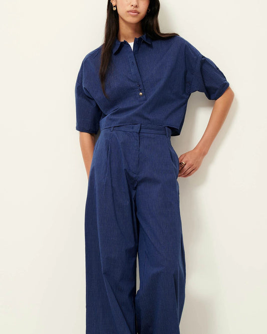 Shirt U Shirt Blazer-Blue