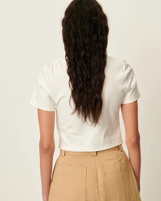 Women's Tshirt Lenzing ECOVERO Viscose - Natural Beige Guerande