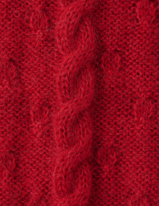 Cardigan G4wkn03f5 Anne Mohair Red